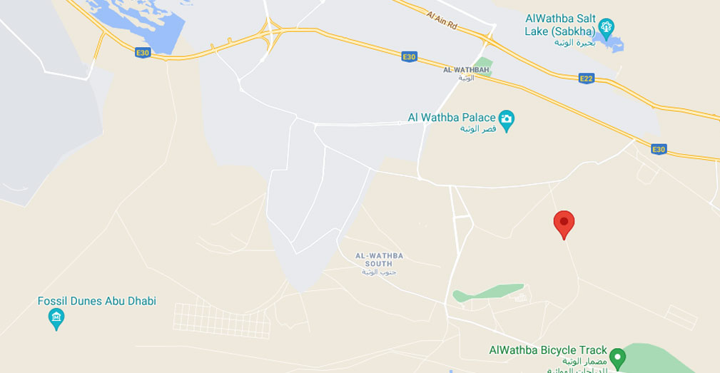 Al Wathba Location Map