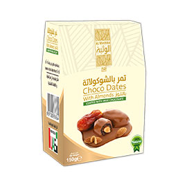 DATES COATED WITH MILK CHOCOLATE